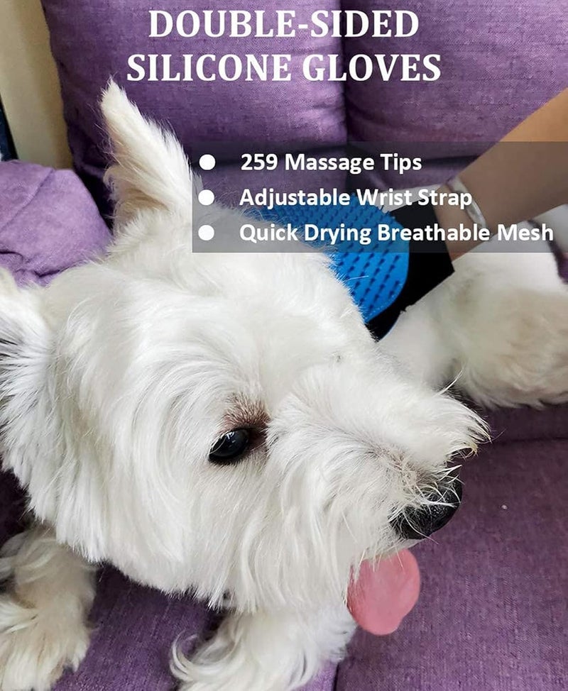 SWIUKPHE Pet Grooming Combs Dog Hair, Self Cleaning Pet De-Shedding Brush Set for Dog and Cat, Professional Pet Grooming Tool Kit for Long Short Haired Pets - Image 5