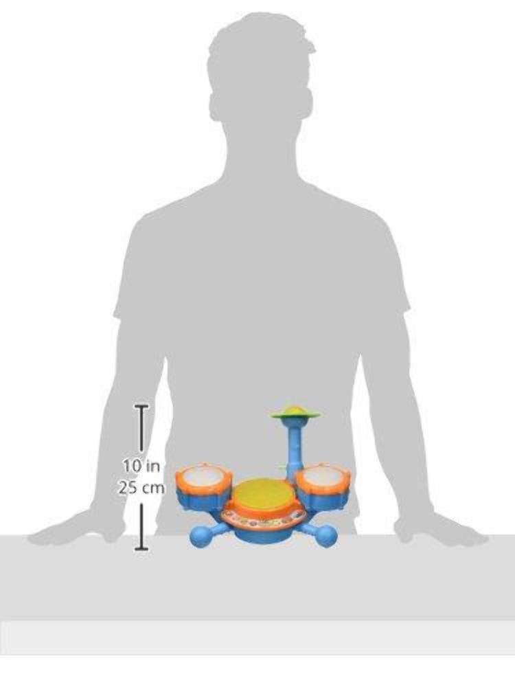 VTech KidiBeats Kids Drum Set, Orange - Image 5