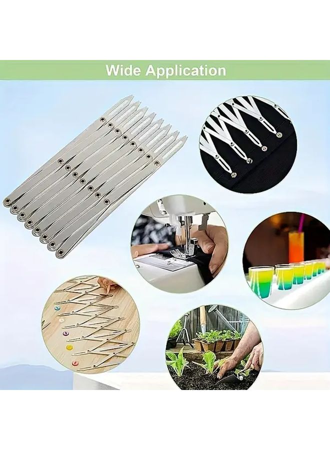 1pc Aluminum Sewing Gauge Adjustable Rust Resistant Multi Functional Curtain Accessory - Image 2