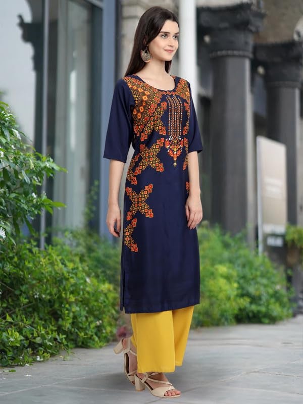 Tee Projekt Printed Crepe Kurti for Women ll Vibrant Colour Kurti (Pack of 6) - Image 5