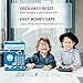 Vcertcpl ATM Piggy Bank for Boys Girls Vcertcpl Mini ATM Coin Bank Money Saving Box with Password Kids Safe Money Jar for Adults with Auto Grab Bill Slot Great Gift Toy Bank for KidsCamouflage Blue - Image 4