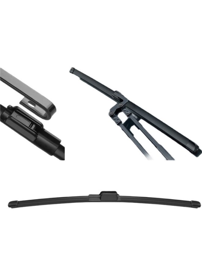 meisim Zero T03 Windshield Wiper Blade, Car Accessory, To3 Wiper, Specialized Boneless Rubber Strip, Leading Wiper Blade, 1 Piece - Image 2