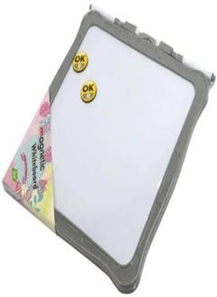Generic Magnetic Dry Erase Whiteboard with Grey Frame, 2 Magnets 26 * 27.50 