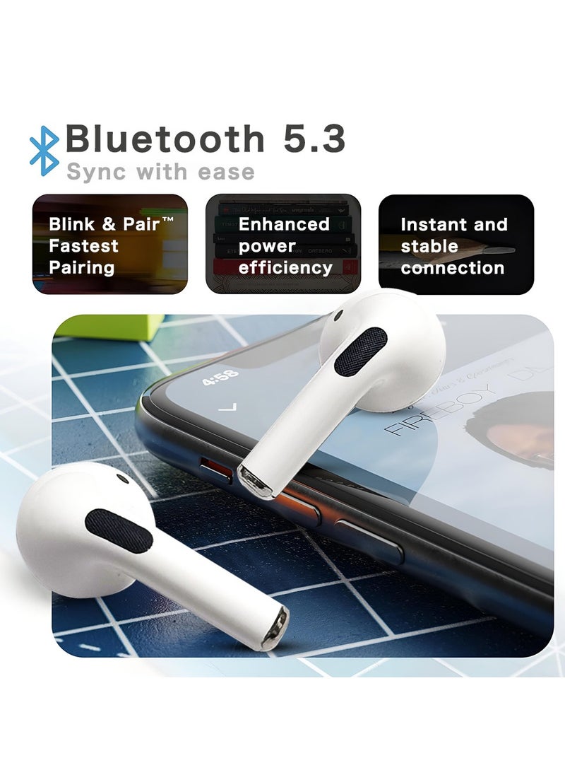 Jliyru - Wireless Earbuds, Bluetooth 5.3 Headphones in Ear with Mic, Stereo Bass, Sports Earphones for Android iOS - Image 1