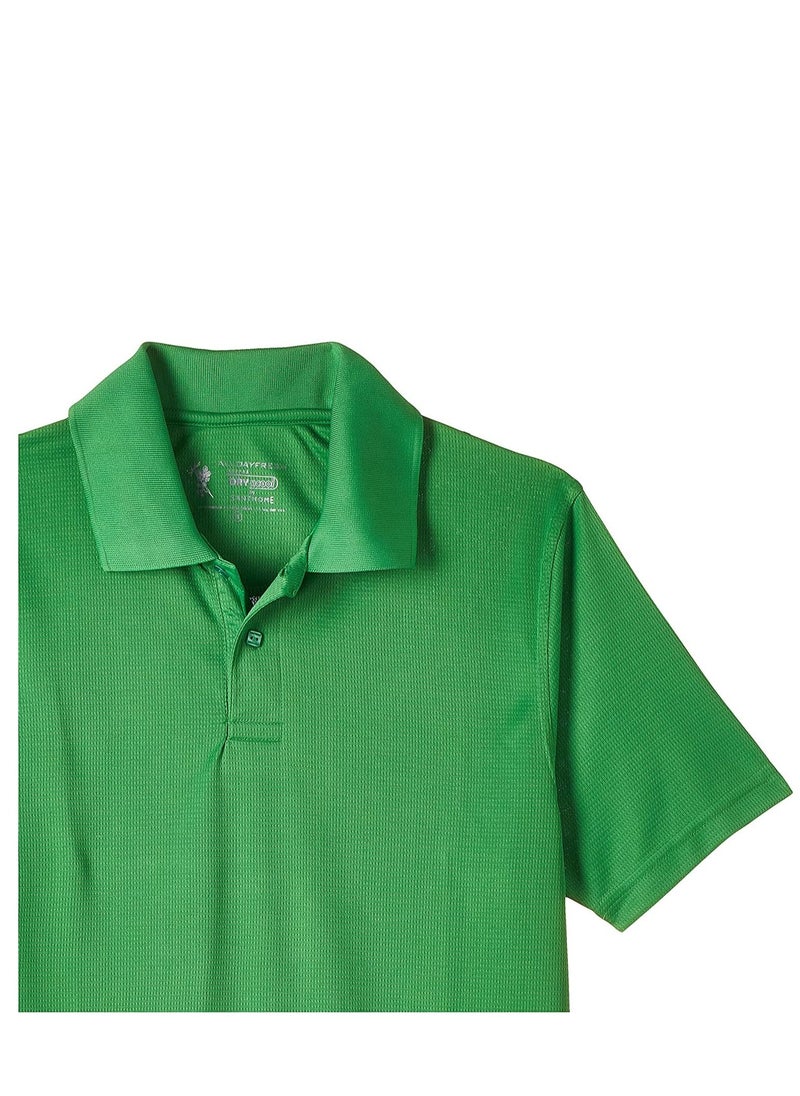 SANTHOME Men's All Day Fresh Half Sleeve Dryfit Polo T-Shirt with UV Protection  - Image 5