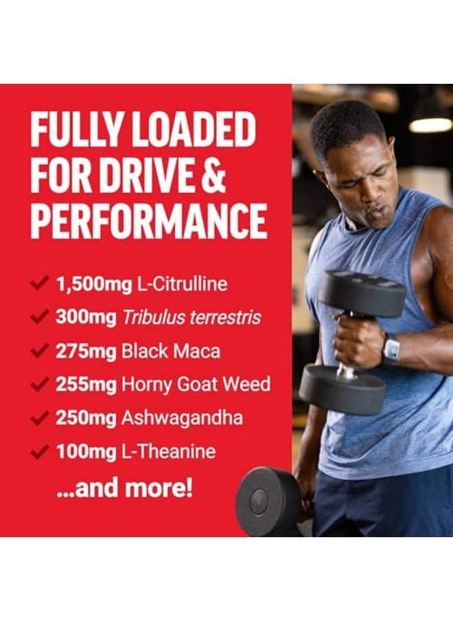 Force Factor - FORCE FACTOR Score!, 2-Pack, Nitric Oxide Supplement for Men, Nitric Oxide Booster with L-Citrulline and Tribulus terrestris to Improve Blood Flow and Enhance Performance, 152 Capsules - Image 1