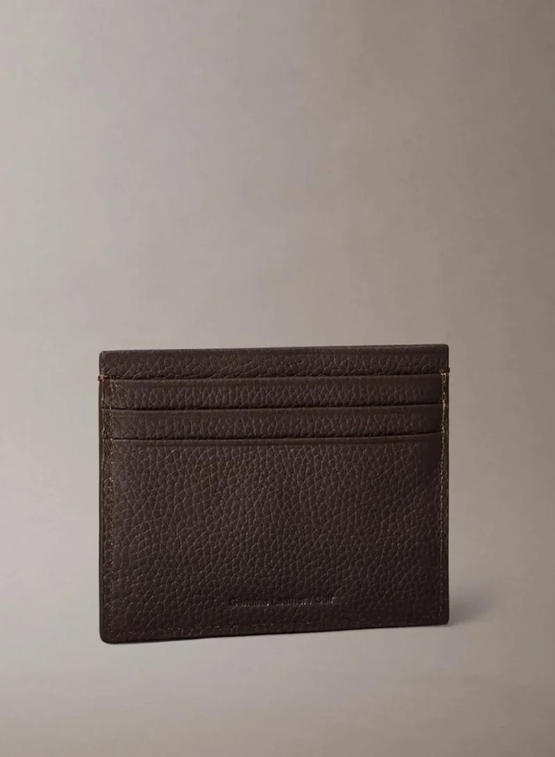 Calvin Klein Chocolate Martini Foil Embossed Logo Card Case for Men | Best Price UAE