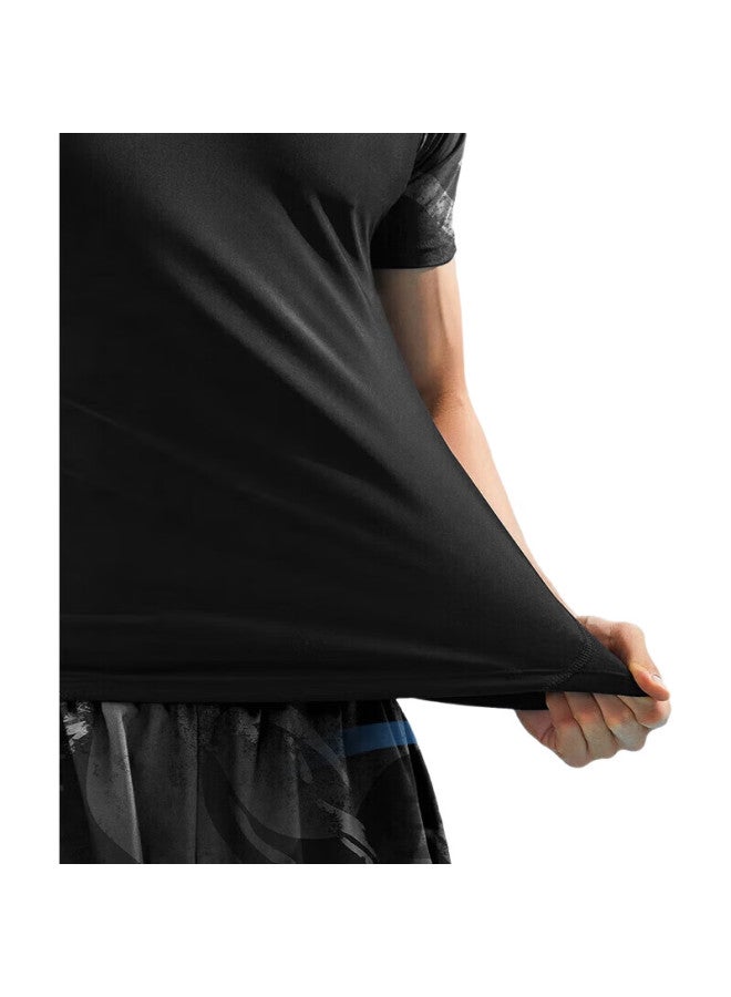 Li-Ning شورت سباحة للرجال، شورت سباحة مضاد للإحراج، مجموعة ملابس سباحة، معدات السباحة، 3068 أسود-رمادي، Xxxl - Image 1