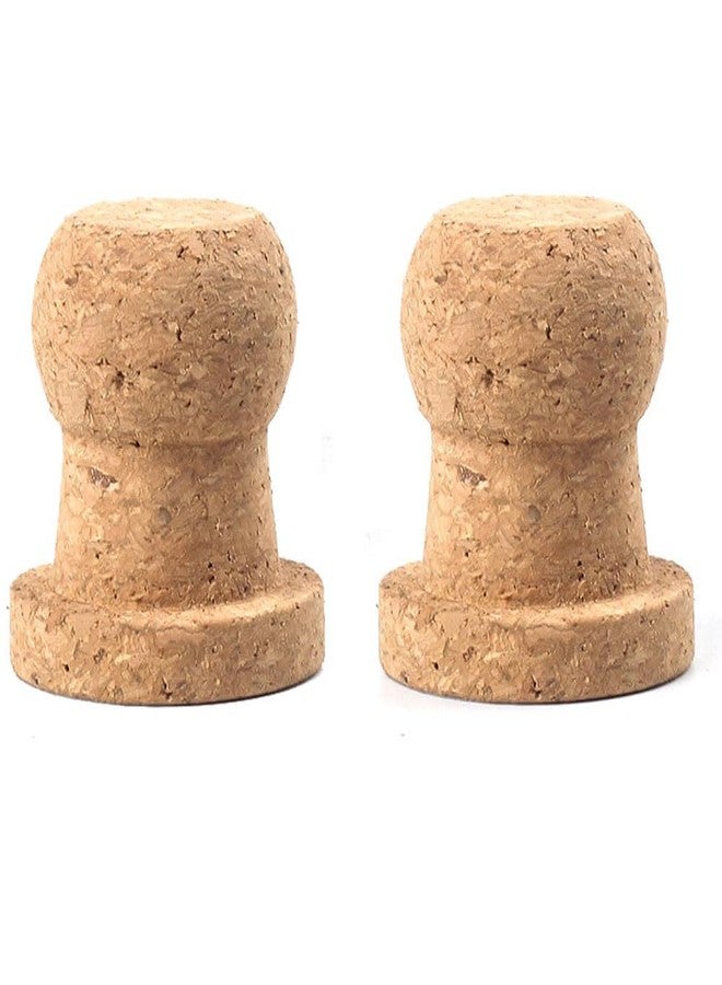 Luzen 2Pcs Tobacco Pipe Cork Knocker with Adhesive Bottom Replacement Cork Smoking Pipe Knocker Ashtray Pipe Cleaning Tool Accessories, Brown - Image 1