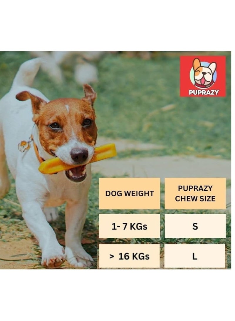 Puprazy Yak Himalayan Cheese Dog Chew Bars - Blueberry Flavor - Image 3