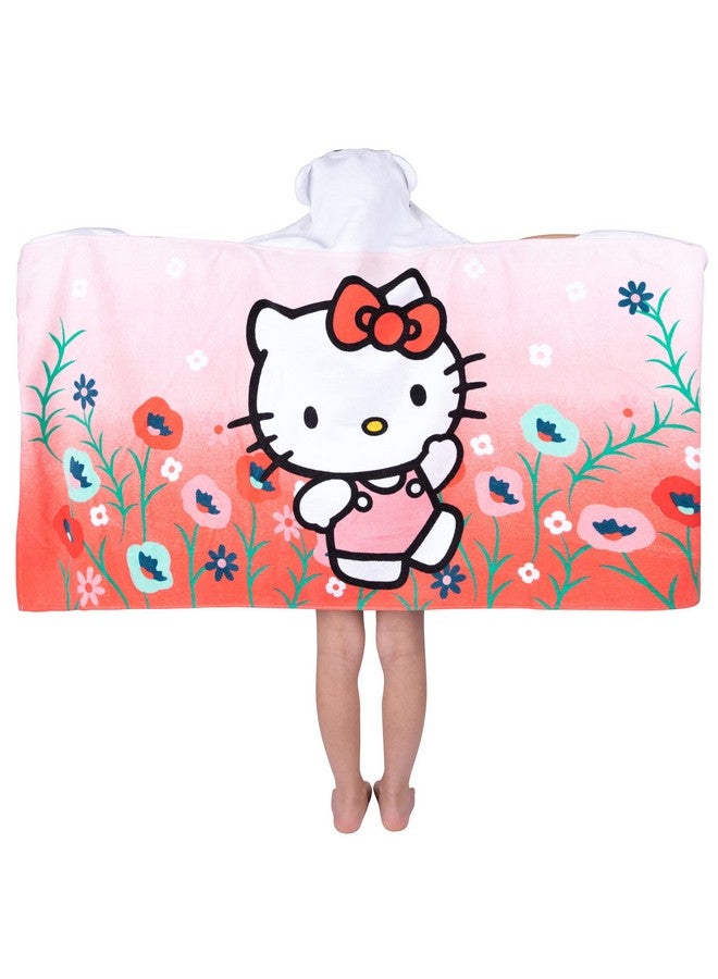 Franco منشفة هود قطنية ناعمة من هالو كيتي للحمام/المسبح/الشاطئ، 24 بوصة × 50 بوصة، من فرانكو كيدز - Image 3