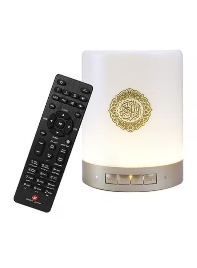 ACLIX Portable Touch Lamp Quran Speaker White  - Image 1