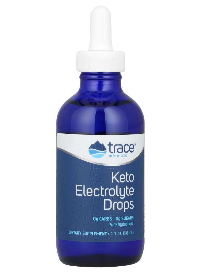 Trace Minerals Keto Electrolyte Drops 4 fl oz (118 ml)