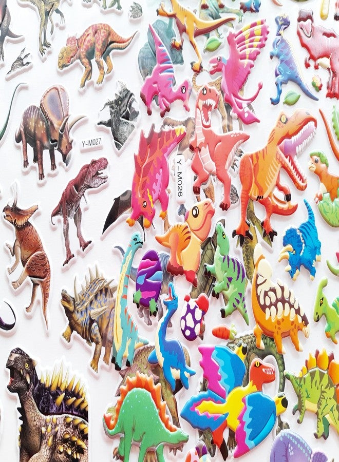 KCR Dinosaur Self Adhesive Stickers for Card Making, Scrap Booking, Craft Project Work Mobile Cases for Girls Kids or Art & Craft(Set of 2) - Image 2