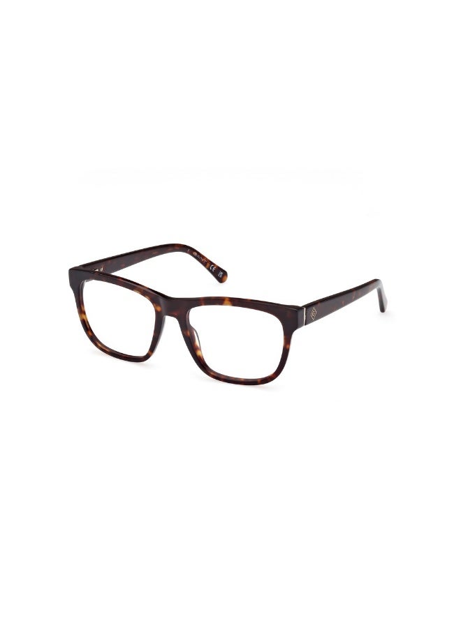 GANT Ga3283 Square Acetate Frames For Men Size 53, Dark Havana - Image 1