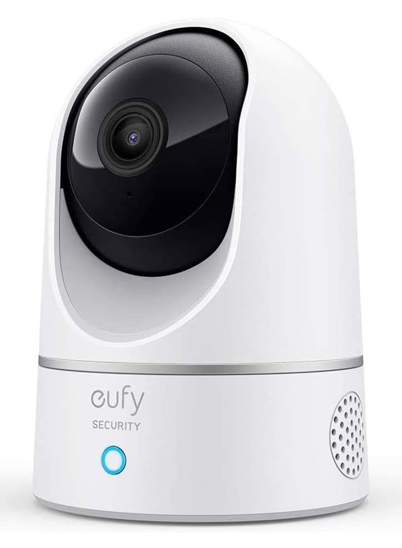 eufy Security 2K Indoor Cam Pan & Tilt, Home Security Indoor Camera, Human and Pet AI, Works with Voice Assistants, Motion Tracking, Night Vision, MicroSD Card Required, HomeBase Not Required Bundle - Image 2