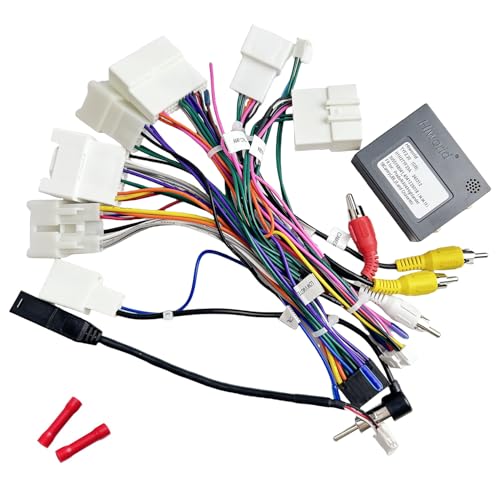 WildTundra JBL Radio Harness Adapter for Toyota with SWC Reverse Cable, 16Pin Android Car Stereo Wiring Harness with Antenna Adapter for 4Runner Camry Corolla Prius RAV4 Tacoma - Image 1