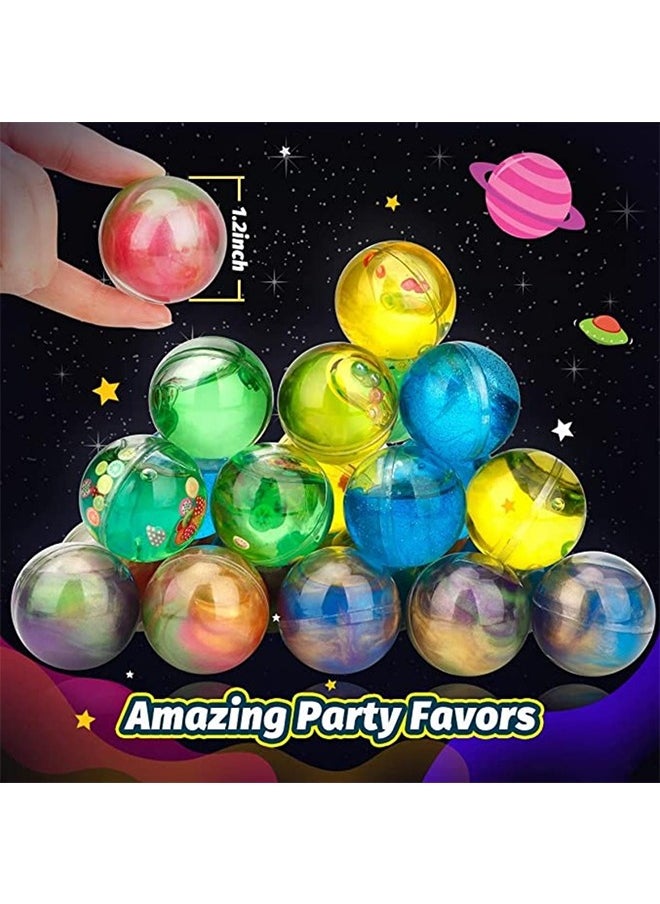 Beauenty Slime Party Favors, 24 Pack Galaxy Slime Ball - Stretchy, Non-Sticky, Mess-Free, Stress Relief, and Safe for Girls and Boys - Classroom Reward, Party Supplies  - Image 5