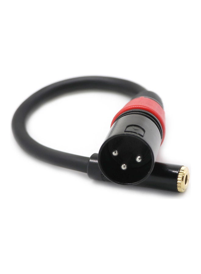 NIBEMINENT Portable Stereo Microphone Adapter Cord Black  - Image 4