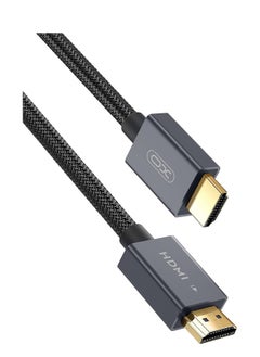XO GB001 8K UHD HDMI Cable, Up to 7640 * 4320@60HZ Play, 3D Visual Effect, Transmission Rate up to 5Gbps Compatible with Pc, Computer, Set top Box,SP4,HD TV, Monitor, Projector. (3 Meter)