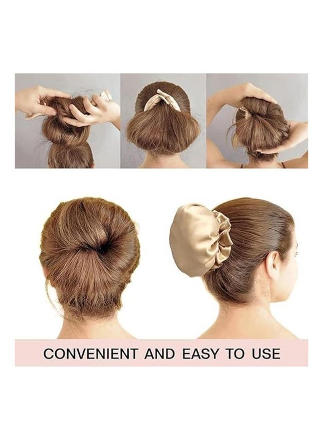 هذه المجموعة الانيقة تتكون من قضيب تجعيد وربطة شعر ساتان نوم، جميعها معتمدة بقماش ساتان حريري عالي الجودة وصلة الاسود - Image 3