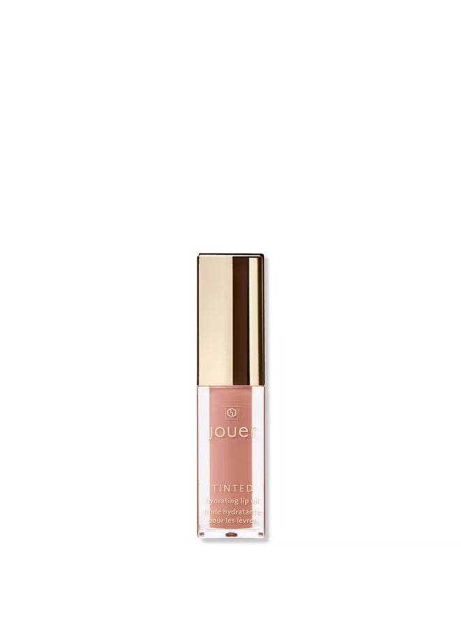 Jouer Cosmetics Tinted Hydrating Lip Oil - BARDOT, Sheer Milky Nude - Image 2