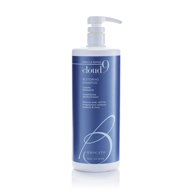 Brocato Cloud 9 Restoring Shampoo, 32 Fl Oz | Miracle Repair, Moisturizing, Hydrate, & Revitalizing Shampoo | For Weak, Dull, Dry, & Damaged Hair | Restore Resilience, Health & Shine - Image 1