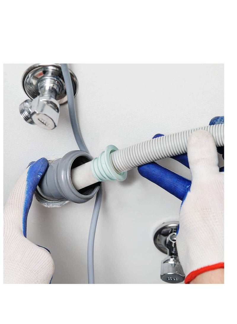 SYOSI Drain Pipe Hose Seal Deodorant Silicone Plug Sealing Plug Sewer Seal Ring Washing Machine for Bathroom Kitchen Cleaning Tools, Silicone Deodorant Sealing Plug  - Image 4