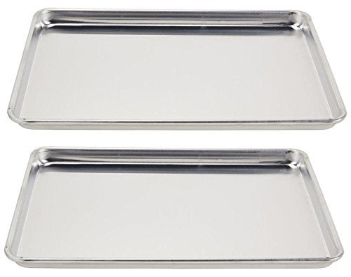 Vollrath Vollrath 5303 WearEver HalfSize Sheet Pans Set of 2 18Inch x 13Inch x 1Inch Aluminum 