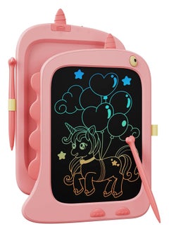Generic 8.5 Inch LCD Writing and Drawing Tablet Toddler Travel Toys, Doodle Board Painting Pad as Birthday Gifts for 2-8 Years Old Kids (Pink)  - Image 1