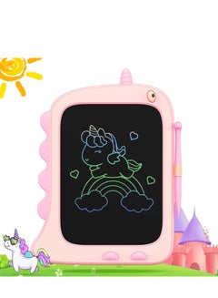 Generic 8.5 Inch LCD Writing and Drawing Tablet Toddler Travel Toys, Doodle Board Painting Pad as Birthday Gifts for 2-8 Years Old Kids (Pink)  - Image 2