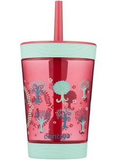 Contigo Contigo Spill-Proof Kids Tritan Straw Tumbler 14oz Pink  - Image 1