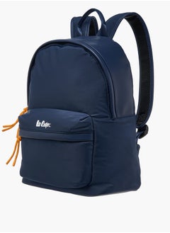 Lee Cooper Women Logo Print Backpack with Adjustable Shoulder Straps and Zip Closure - 31x40x19 cm  - Image 2