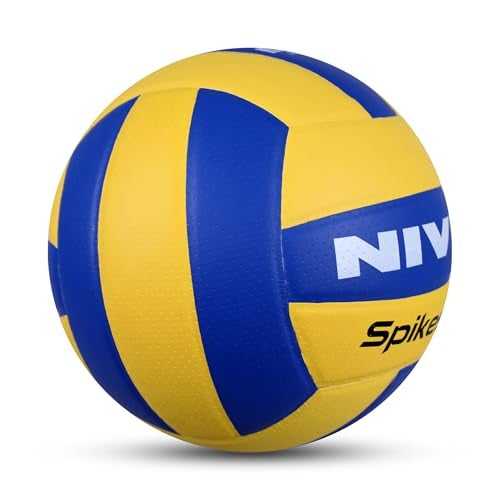 Nivia Spikester Volleyball, Training Ball, 18 Panels, PU Volleyball, Latex Bladder, to Play On All Indoor & Outdoor Surfaces (with Pump) - Image 3