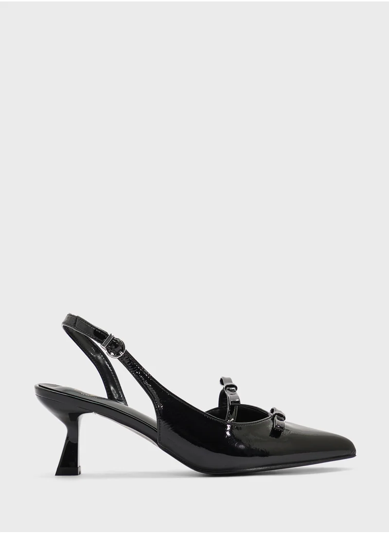 جينجر Sling Back Heeled Pump