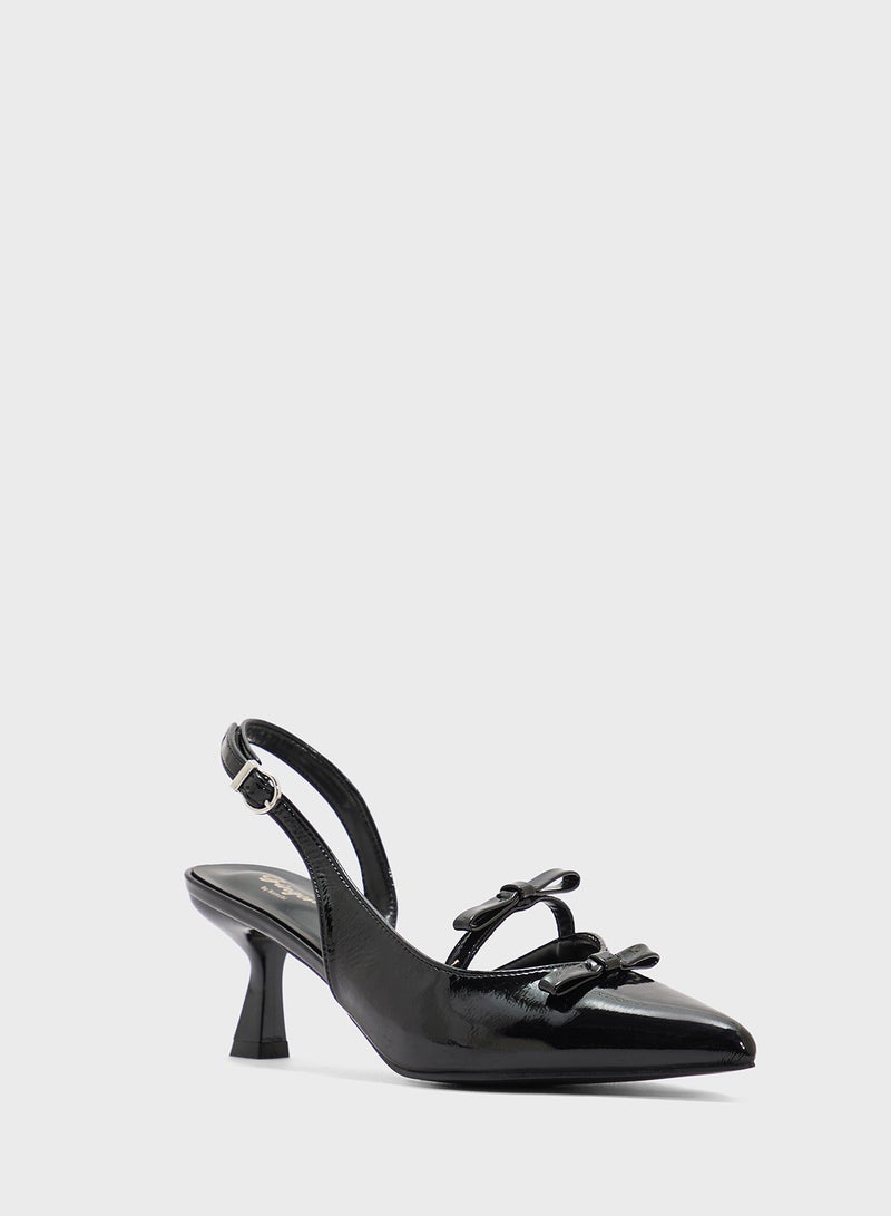 Ginger Sling Back Heeled Pump  - Image 2