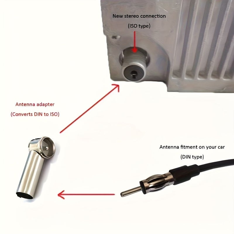 3pcs Audio Antenna Plug Elbow 2 3mm Metal Connector With Secure Screw Lock Durable Metallic Construction For Enhanced Signal Reception Noise Reduction Vehicle Accessory Sleek Antenna Plug Reflective Metallic Finish Sound System Upgrade - Image 3