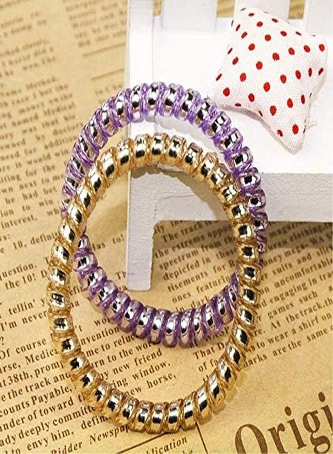 Minta Colorful Telephone Wire Cord Hair Band Ties Band Rope Bobbles Women Girls Headwear Hair Accessories Mixed Color Perfect Quality Multicolor 18 PCS - Image 3