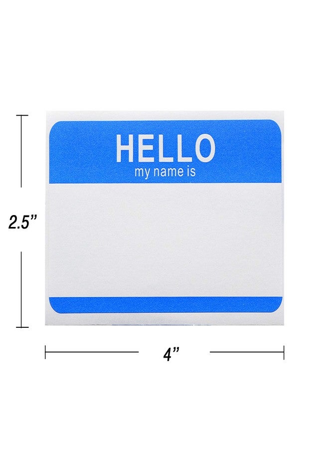 Emraw Hello My Name is Stickers Identification Badges Name Badge Label - Peel and Stick for School, Home & Office – 50 Stickers - Image 3