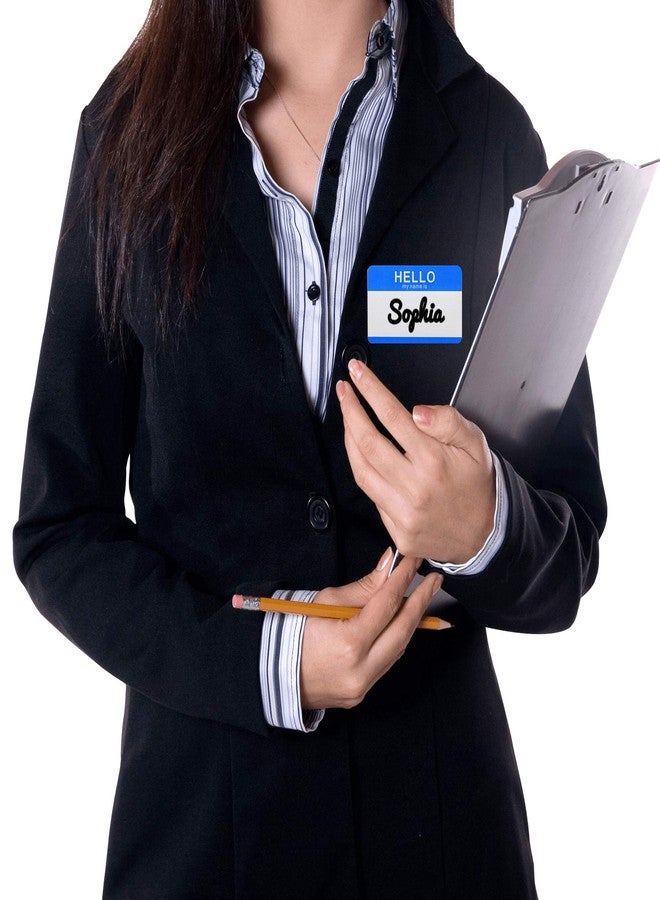 Emraw Hello My Name is Stickers Identification Badges Name Badge Label - Peel and Stick for School, Home & Office – 50 Stickers - Image 4