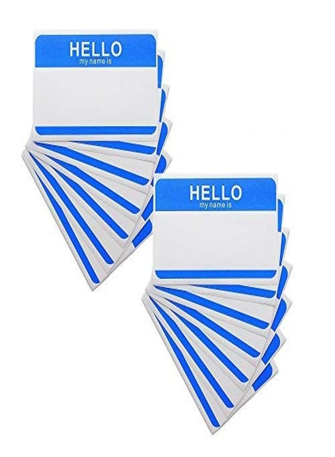 Emraw Hello My Name is Stickers Identification Badges Name Badge Label - Peel and Stick for School, Home & Office – 50 Stickers - Image 1