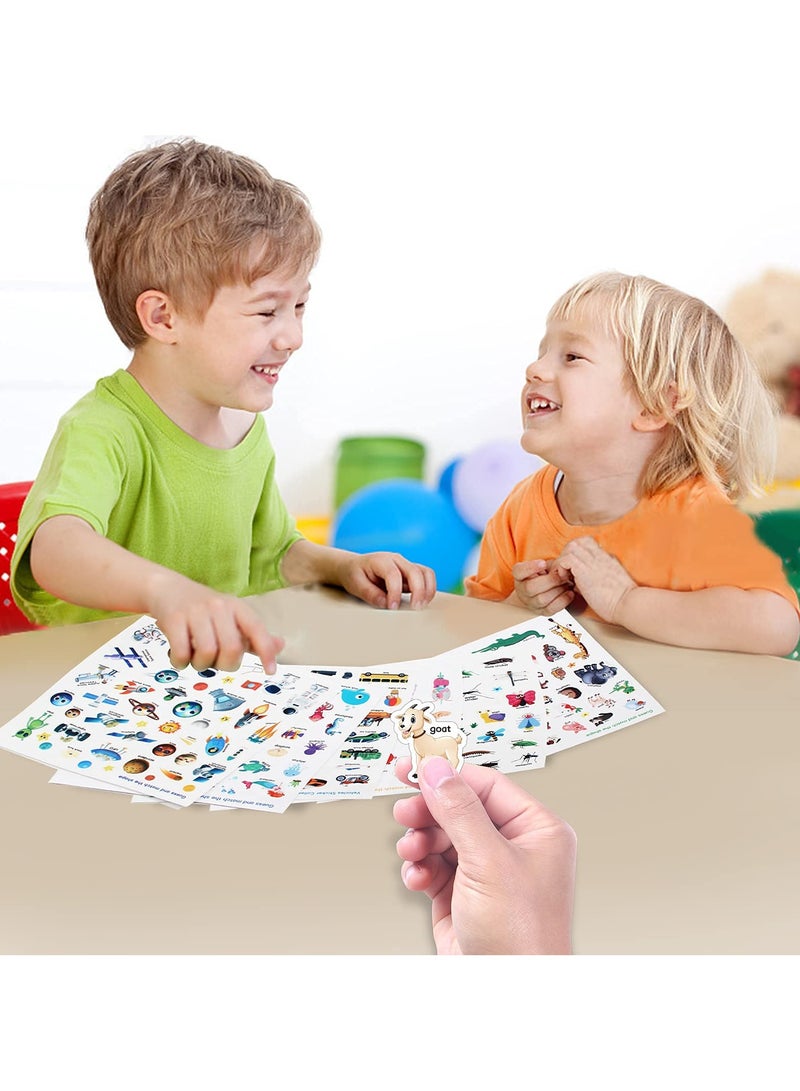 general Reusable Activity Sticker Learning Toys for Kids, Early Education Book Puzzle (Animals) - Image 5