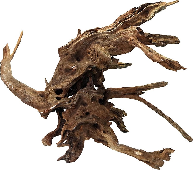 kathson Large Natural Aquarium Driftwood Reptiles Branches Terrarium Ornament Sinkable Wood Decor Trunk Fish Tank Log Habitat Decoration (12"-17") - Image 1