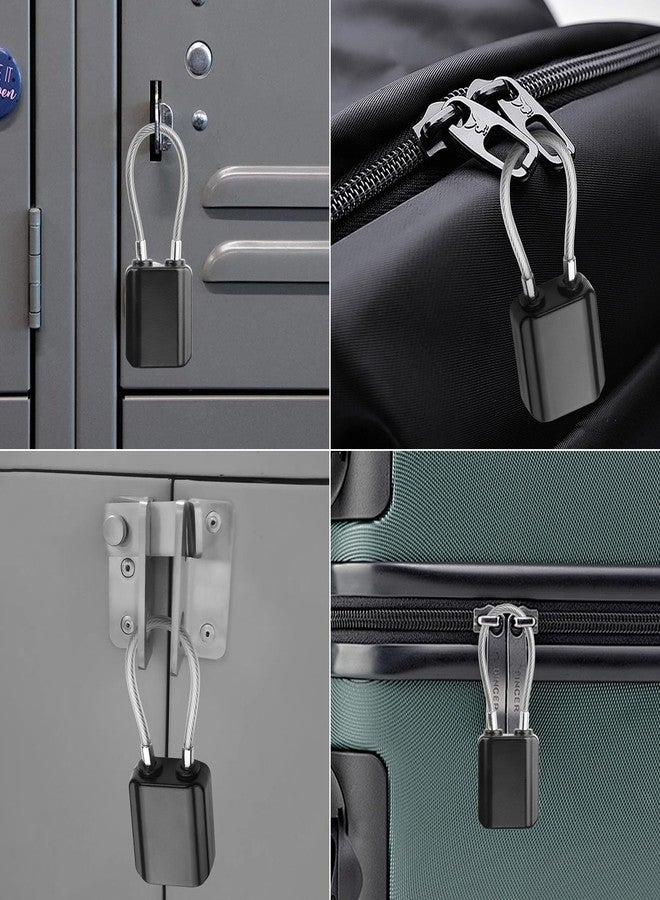 YAODHAOD Luggage Locks with Keys, Mini Size Cable Locks with Keys for Travel Suitcase Locks Padlock Apply to Locker Lock, Suitcase, Carry On, Backpack, Laptop Bag (2PCS) - Image 5