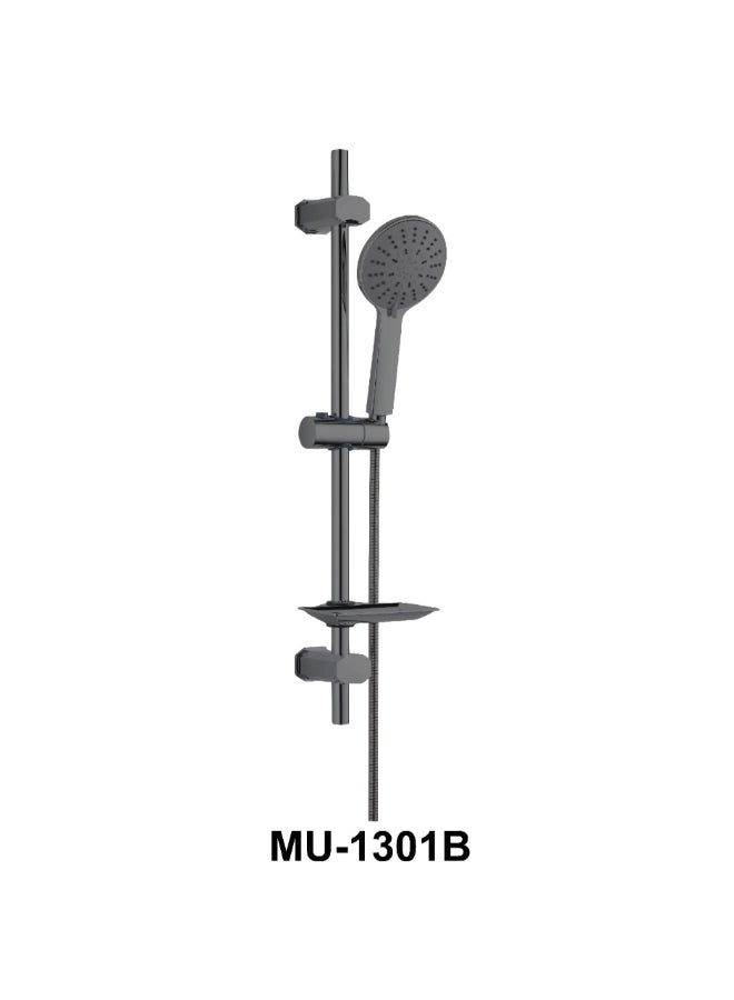 Muller High Quality Durable Shower Stand Black 6 x 19.5 x 75 cm MU-1301B