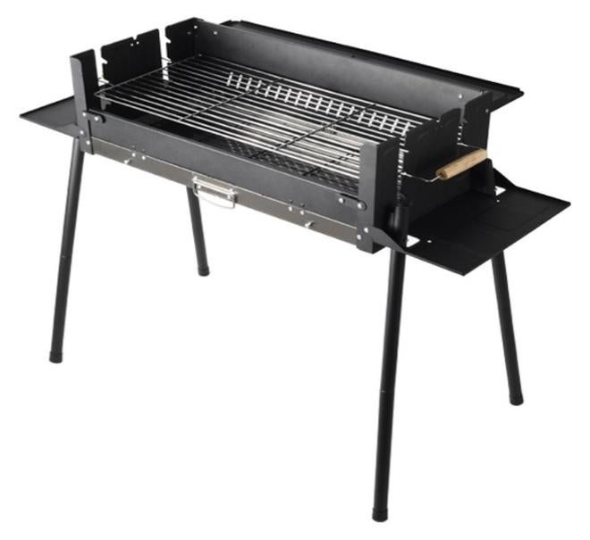 PENG GENERAL Portable Folding Charcoal BBQ Grill, Outdoor Camping Barbecue with Dual Cooking Grates - Image 1