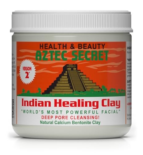 Aztec Secret Indian Healing Clay 1 lb Deep Pore Cleansing Facial Body Mask The Original 100 Natural Calcium Bentonite Clay New Version 2