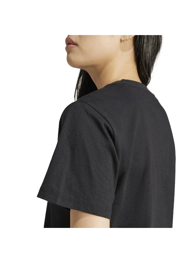 Adidas Adidas W Sl Sj T Black T-Shirt (Short Sleeve) T-Shirts For Women