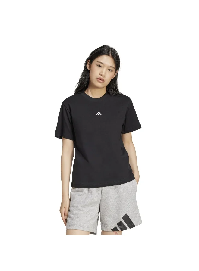 اديداس Adidas W Sl Sj T Black Training T-Shirts For Women XS