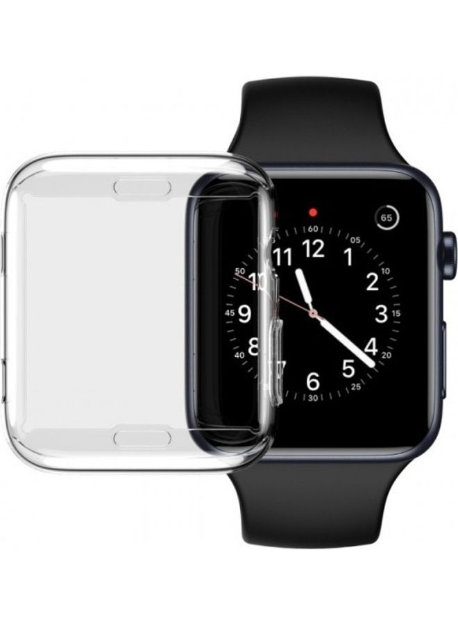 TPU Protective Case Cover For Apple Watch Series 44mm Clear - Image 1